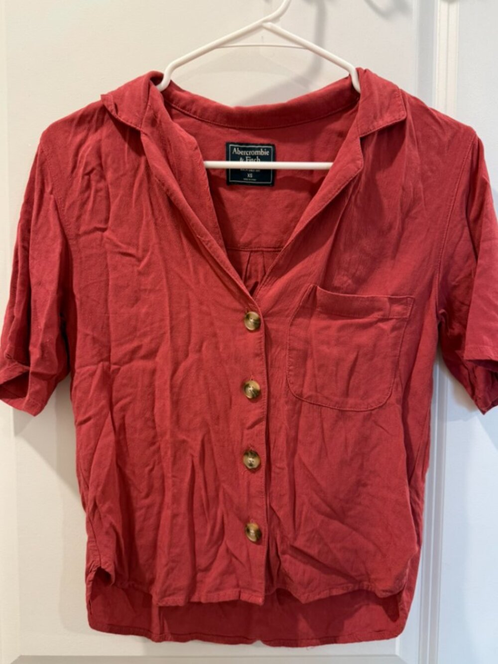 Abercrombie Short Sleeve Button Down Shirt